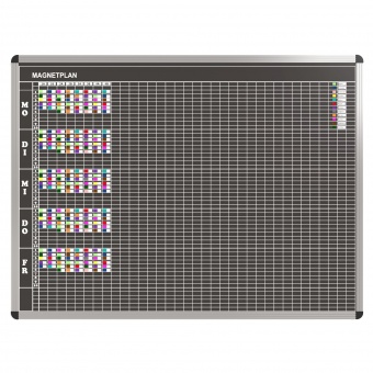 Klassen-Plantafel, 10 Stunden Mo-Fr, für 35 Klassen, 103x157 cm, Klassen-Plantafel, 10 Stunden Mo-Fr, für 35 Klassen, 103x157 cm,